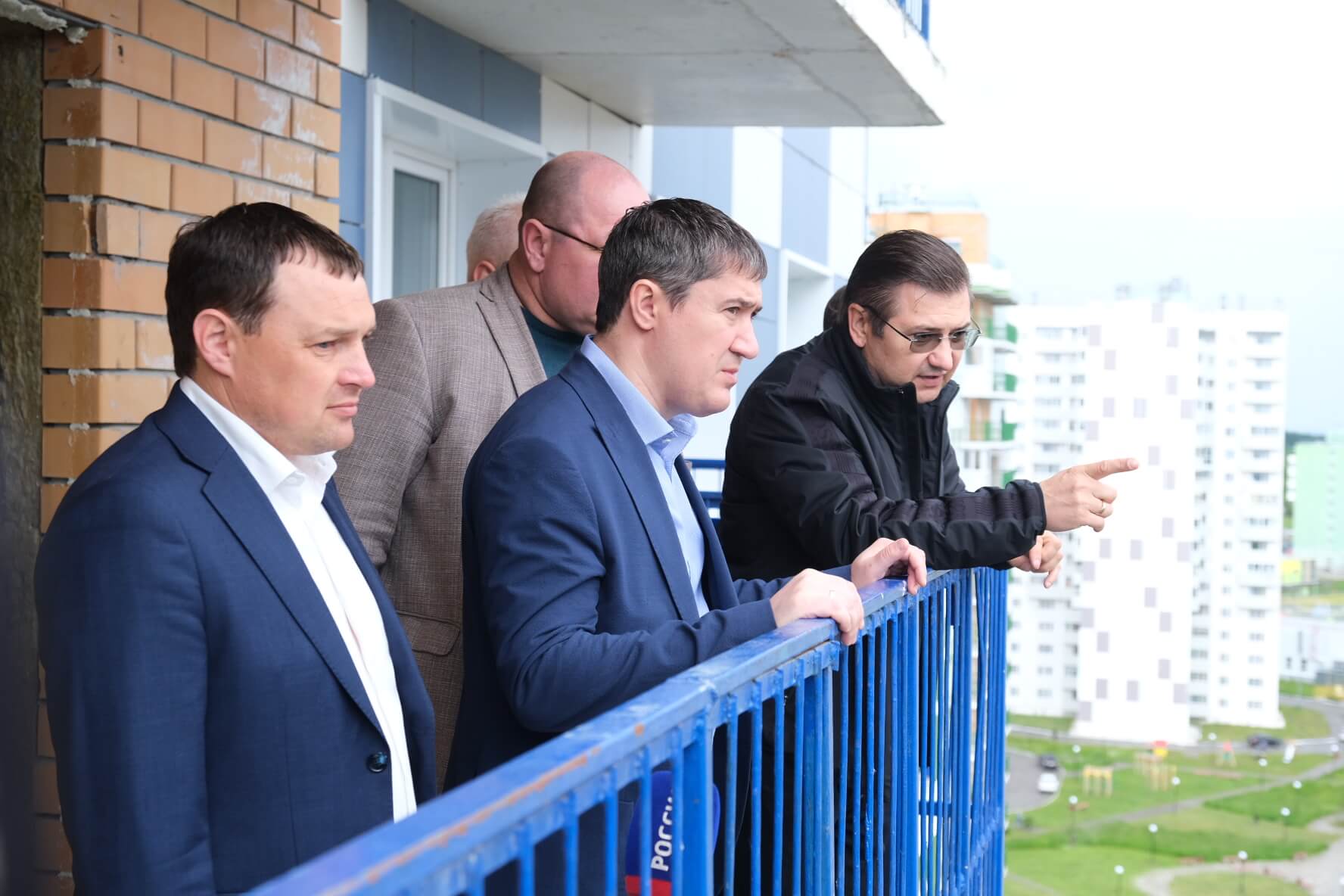 Дмитрий Махонин проинспектировал ход строительства ЖК «Любимов» в Березниках