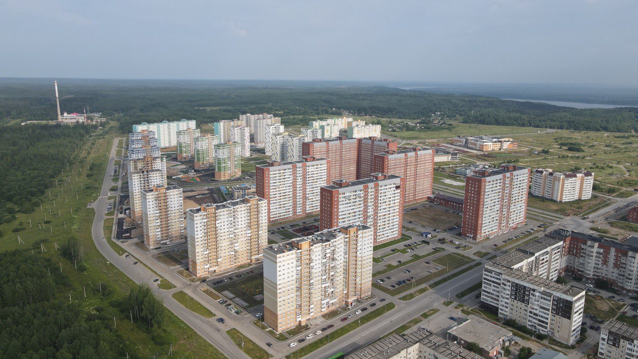 Строительство современного нового микрорайона в правобережной части Березников